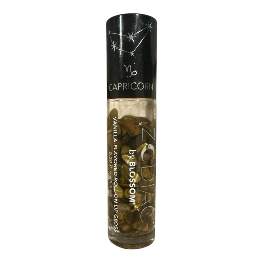 Blossom Capricorn Zodiac Lip Gloss – Vanilla Scented w/ Crystals